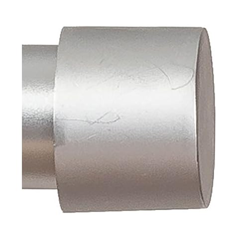 IANPAV 19mm Chrome Luna Curtain Finials Cover