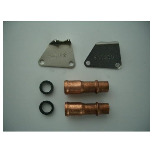 Motor-Spezi Anslutningsset för Volvo Penta havsvattenpump MD1, MD2, MD5, MD6, MD7, MD11, MB10