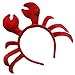 PRETYZOOM Crawfish Boil Decorations Accessoires de fête Bandeau Crabe Chapeau Costume de homard en peluche Bandeau de Noël Halloween Accessoires Bandeau
