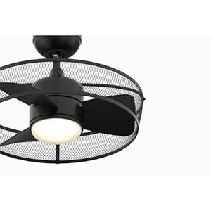 Fanimation FP8519BL Henry Fan-Light Kit, Black 14.33x22.09x22.09 Fanimation FP8519BL Henry Fan Light Kit Black 1433x2209x2209
