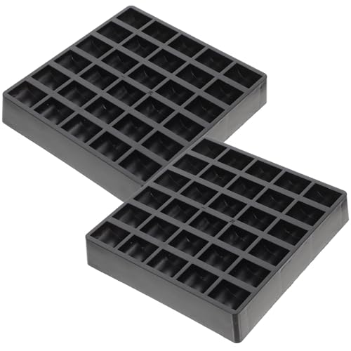 Caja organizadora de monedas negra 2 piezas miniatura 1