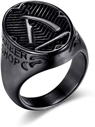 Opus Anello Sigillo In Acciaio Inox - Design Minimalista Per Uomini E Donne, Nero/Oro/Argento - Foto 12