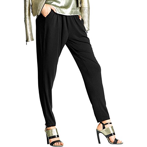 Leggings jersey décontractés HUE noir taille S pour un confort quotidien optimal