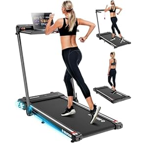 Treadmill Walking Pad with Incline, 3 in 1 Foldable Treadmill with Removable Desk Workstation, Under Desk Compact Walking Treadmills for Home Small Office with Wristband Remote Control