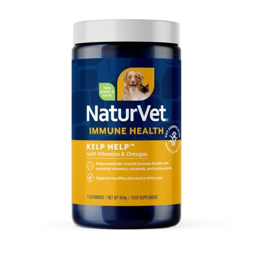 NaturVet Kelp Help Plus Omegas Skin and Coat Supplement for Dogs - 1 Pound