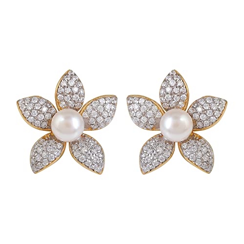Boucles d'oreilles en argent sterling 925 massif ornées de magnifiques éclats de zircone cubique