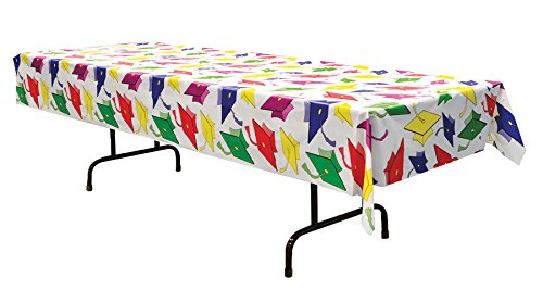 Beistle Graduation Plastic Rectangular Tablecover