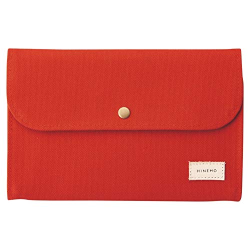 リヒトラブ HINEMO アコーディオン ポーチ レッド A7906-3