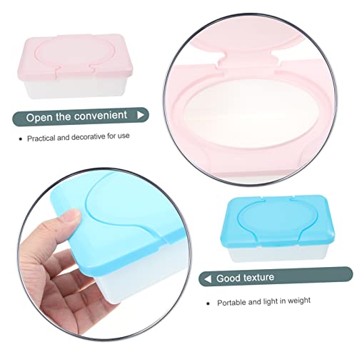Boîte de lingettes réutilisables SUPVOX : pack de 6 étuis compacts pour simplifier le change - 6