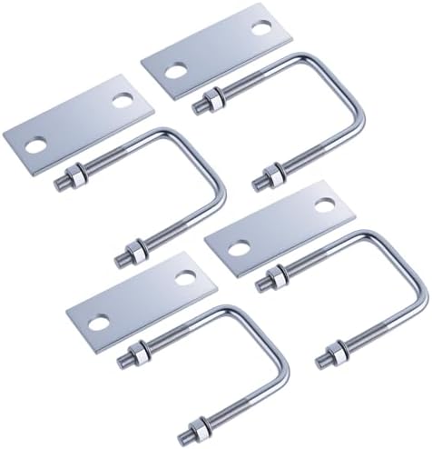 Leaf Spring Locking WINTOWIN 4 pack Leaf Spring Clamp Kit with 3