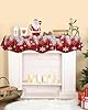LEOKOTI Red Christmas Mantel S... #1