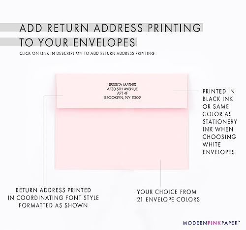 Personalized High School Graduation Announcements Class of 2026, FLAT Senior Graduation Announcement Cards With Envelopes, Grad Announcement Card Custom, Your Choice of Quantity and Envelope Color - Thumbnail 4