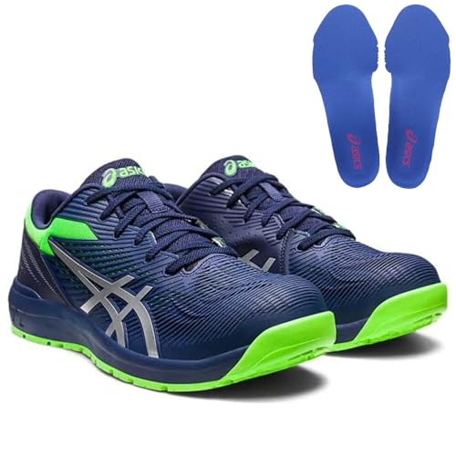 �A�V�b�N�X asics ���S�C ��ƌC �E�B���W���u �yCP121�z1273A078 401�F�s�[�R�[�g×�s���A�V���o�[ 24.5cm + ��֗p ���~ �C���\�[�� �y1273A008�z�i400�F�u���[�jSS �Z�b�g�i