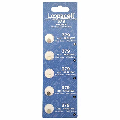 Batería para reloj LOOPACELL 379 1.55V óxido de plata x50 miniatura 1