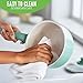 GreenLife Soft Grip 1QT and 2QT Saucepan Set, Healthy Ceramic Nonstick, Non Toxic PFAS & PFOA-Free, Dishwasher Safe, Glass Lids, Stay-Cool Handles, Easy Clean Cookware, Kitchen Essentials, Turquoise