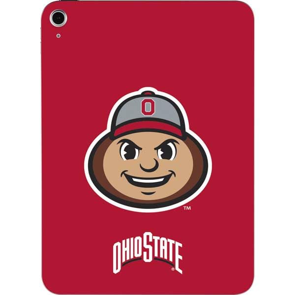 Skinit Decal Tablet Skin Compatible with iPad 11th Gen (2025) - Officially Licensed Ohio State University OSUBuckeyes Light Grey Design