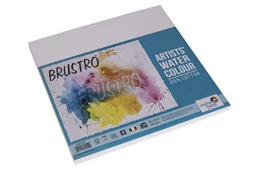Image of BRUSTRO Technical Pen Black (Pack of 6) Watercolour Paper