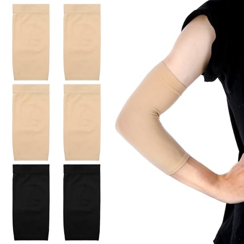 Photo de DIVINA VITAE Lot de 3 paires de housses de tatouage pour avant-bras - Noir - En élasthanne - Pour couvrir les tatouages et comme protection solaire - Pour hommes et femmes, multicolore, 21 x 10 cm