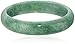 Polished Green Jade Small Slip-On Bangle Bracelet