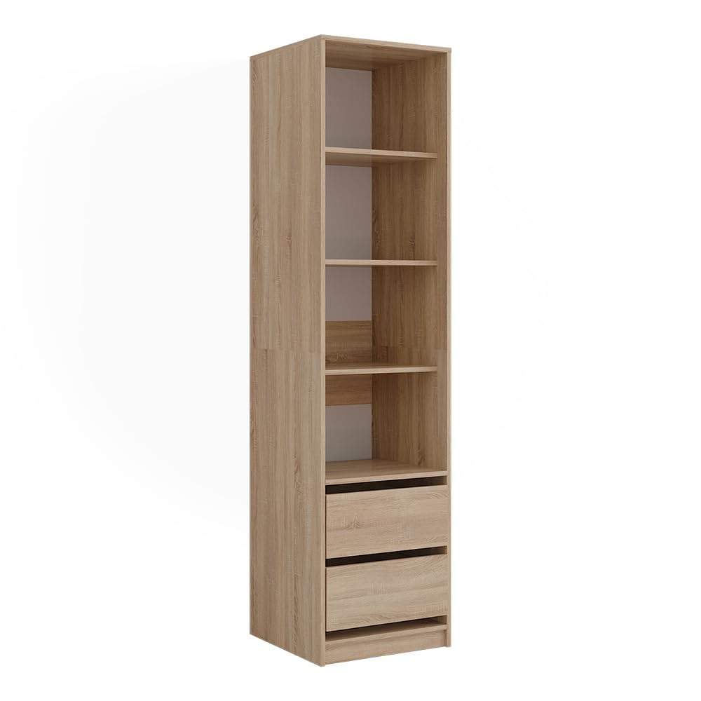 Vicco Kleiderschrank Elmo, Sonoma, 50 x 200 cm