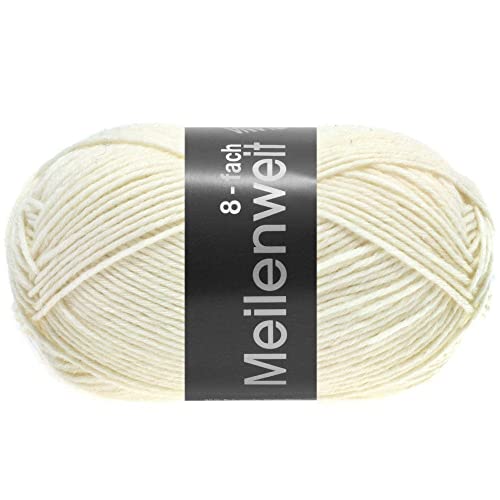 Lana Grossa miglia 8-volte 100gr 9960 woll bianco