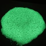 Emineyo Glow in the Dark Gravel Stones,Aquarium Gravel,Aquarium Sand,Decorative Glow Gravel Rocks for Fairy Garden Fish Tank Succulents Pot Vase Filler Decor, 1 Pound (Yellow Green, 1-3mm)