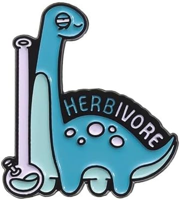 Herbivore Enamel Pin, Funny Smoking Cannabis Stoner Lapel Pin, Weed Addict Brooches, Marijuana Lover Badge Brooch, 420 Smoker Badges, Funny Gift For Smoking Lover, Cute Stoner Gift