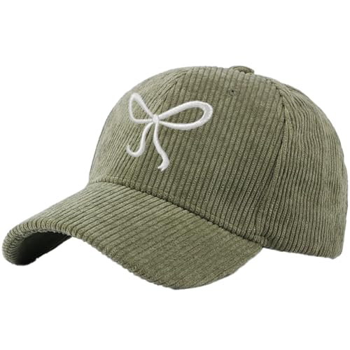Casquette de baseball en velours côtelé vintage unisexe et réglable marron
