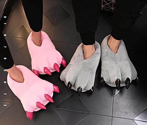 IXITON Adulti/Scarpe Bambini peluche Zampa