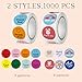 YOJO Thank You Stickers,1000 Pcs 1 Inch Thank You Stickers for Baking Packaging Envelope Seals Small Business,Thank You Labels for Party Wedding Birthday