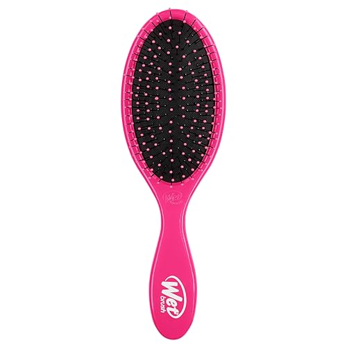 Wet Brush Detangling Brush, Original Detangler Brush (Pink) - Wet & Dry Tangle-Free Hair Brush for Women & Men - No Tangle Soft & Flexible Bristles...