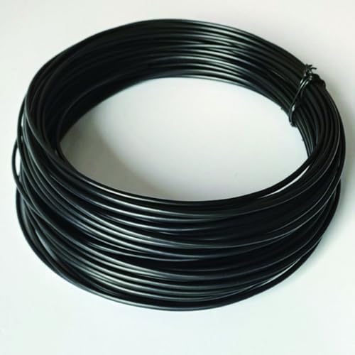 Image of 50 Feet Black HDPE Plastic Welding Rod,1/8" Diameter,High Density Polyethylene Welding Rod for Car Bumper,Water Tanks,Canoe and Plastic Bins