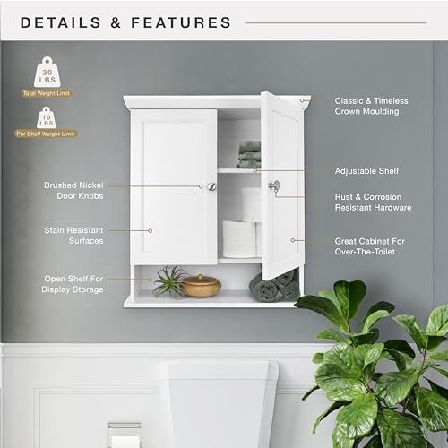 Mcs 63003 23X26 Medicine Cabinet, Ez-Dowel Wall Mounted Bathroom Cabinet thumb #4