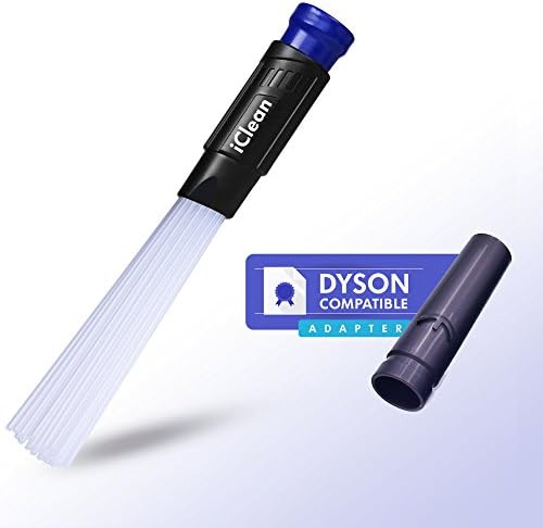 iClean Dust Tube Pro As Seen On TV, Small Suction Dust Cleaner Tube, Great for Car & Computer, include Dyson Adapter