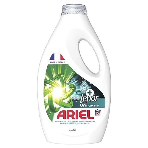 Ariel lessive liquide lenor +unstoppables touch of 22 lavages - vue 6