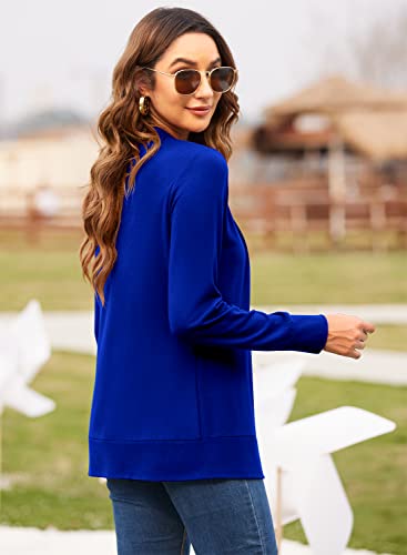 Image of Womens Casual Lightweight Long Sleeve Cardigan Flowy Soft Open Front Knit Cardigan Sweaters