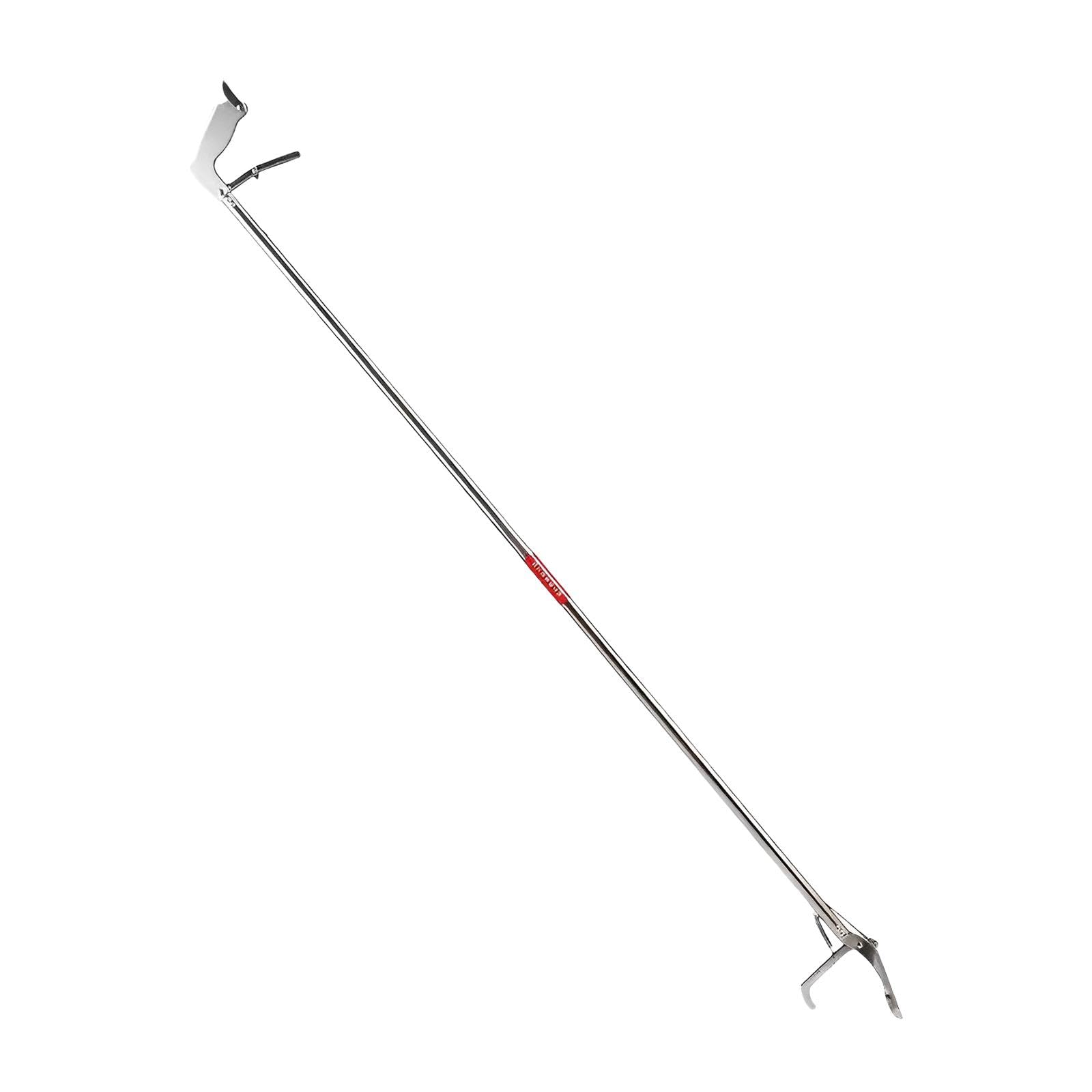 Snake Grabber Pinzas para Reptiles Pinzas Captura Herramienta de Acero Inoxidable Diseño Plegable Cabezal Ajustable Adecuado para Manejo de, El 120CM