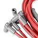 MSD 32739 Super Conductor Spark Plug Wire Set, Red