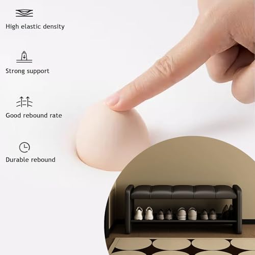 Benches Garden Bench Outdoor Patio Seating Backless Park Chair Lawn Path Slatted Seats,Entryway Bench Shoe Shelf with Seat Cushion，entryway sit Down Bench with Shoe Storage ，Farmhouse Shoe S