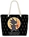 VOID XXL Strandtasche Young Goku Moon Shopper Tasche 58x38x16cm 23L Beach Bag, Kissen Farbe:Schwarz