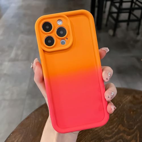 Coque iPhone 11 Pro Max orange et rose style urbain mat