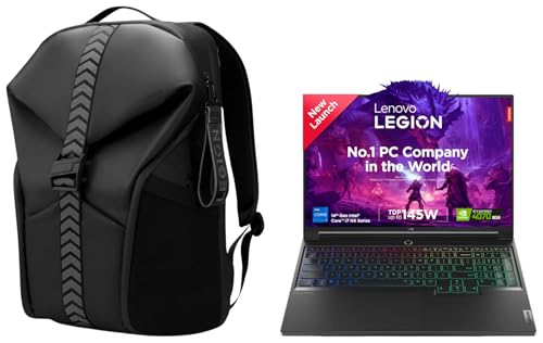 Image of Lenovo Legion 7 Intel Core i7-14700HX 16 inch (40.64cm) 3.2K IPS 430Nits 165Hz Gaming Laptop (32GB /1TB SSD /Win /NVIDIA RTX 4070 8GB /Grey /2.24Kg), 83FD0010IN +GB700 Backpack