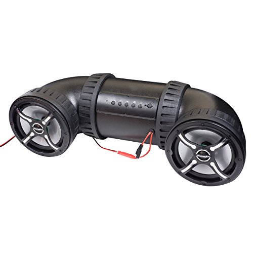 Bazooka 8" ATV-TUBE Off Road Bluetooth Speaker System with LED Illumination (Black) - Thumbnail 5