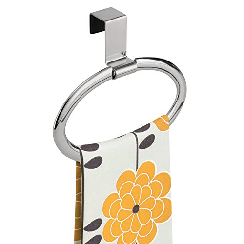 Loop Towel Holder mDesign Over the Kitchen Dish Towel Holder