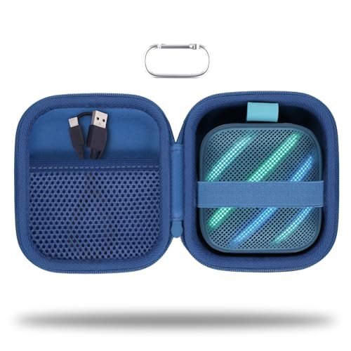 Image of co2CREA for Anker Soundcore Boom Go 3i Portable Bluetooth Speaker Hard Protective Case, Portable Travel Case Replacement (Dark Blue Case)