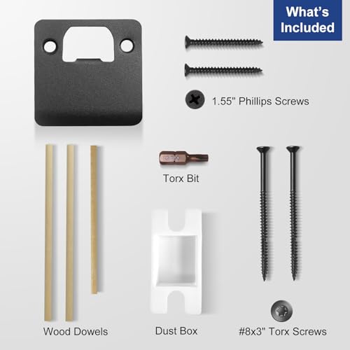 image for MOSECYOU Extended Strike Plate 2-1/4