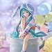 FuRyu Corporation-Hatsune Miku Noodle Stopper Figure -Rabbit Ear Hood Pajama Blue Color ver.-
