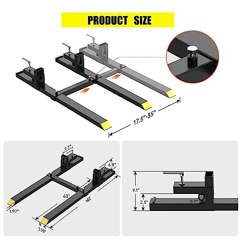 image for GarveeLife Pallet Forks 60