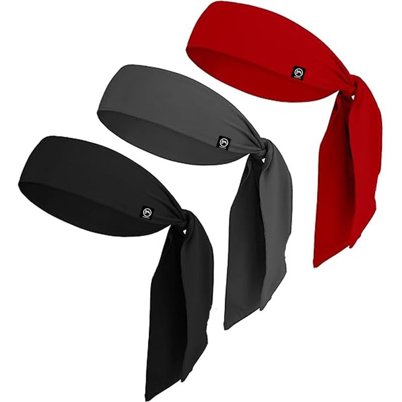 Sweat Wicking Tie Sweatband Headband Men, Ninja Headbands, Sports Head Tie, Mens Headband Long Hair, Athletic Head Band-image-2