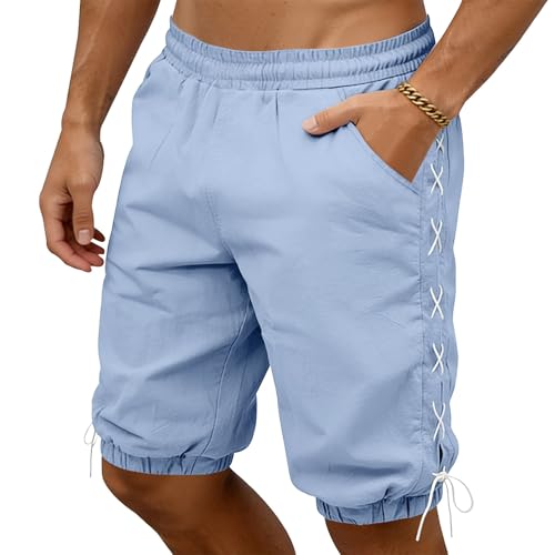 Short 3/4 décontracté pour homme en coton séchage rapide été - 5